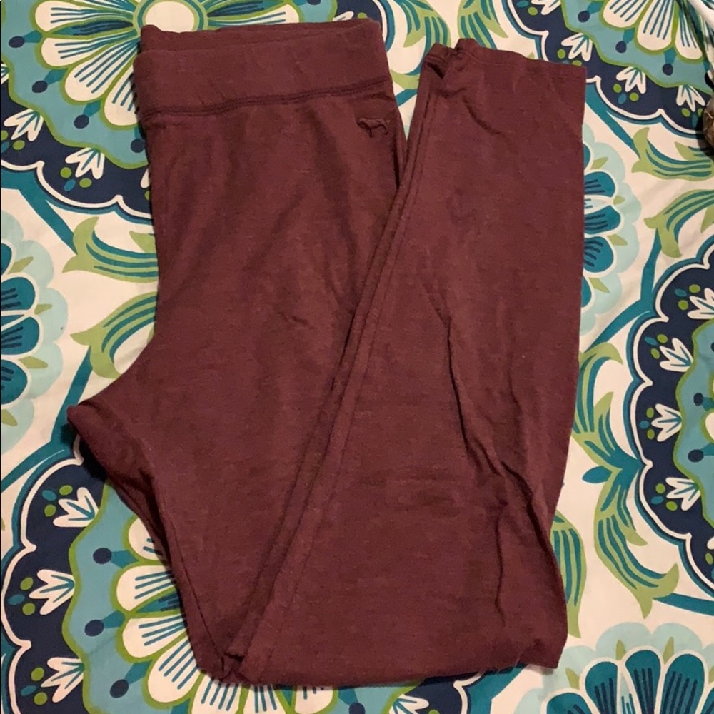Maroon PINK Leggings